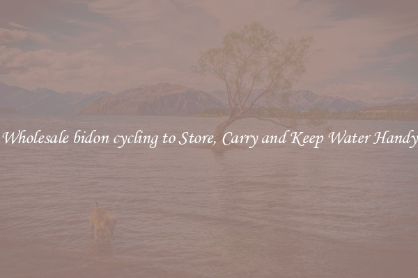 Wholesale bidon cycling to Store, Carry and Keep Water Handy