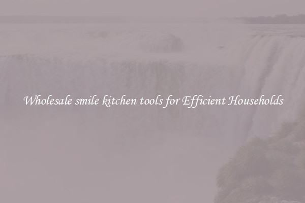 Wholesale smile kitchen tools for Efficient Households