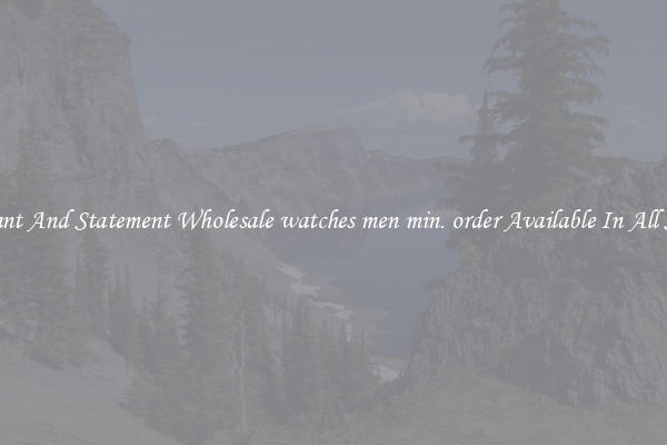 Elegant And Statement Wholesale watches men min. order Available In All Styles