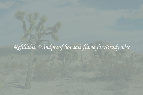 Refillable, Windproof hot sale flame for Strudy Use